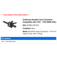 thumbnail image 2 of Crankcase Breather Hose Connector - Compatible with 1992 - 1995 BMW 325is 1993 1994, 2 of 2