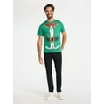 thumbnail image 2 of Christmas Men's and Big Men's Elf Suit Cosplay Little Helper Graphic Tee from Holiday Time, Sizes XS-3XL, 2 of 5