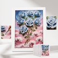 thumbnail image 2 of Diamond Art Pearl Painting Kit, DIY Pearl Art, Flowers Pearl Diamond Painting Kits, Handmade Picture Craft for Home Wall Decor 5.1x6.7 Inch, 2 of 4