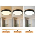 thumbnail image 4 of Miumaeov Ceiling Light 24W Modern Round Ceiling Lamp Flush Mount LED Ceiling Light 3-Color Change Ceiling Light Fixtures for Living Room, 4 of 8