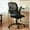 black--, variant on Ergonomic Computer Desk Chair, Mid Back Design with Fixed Armrest, Height Adjustment, Lumbar Support and Rocking Mode