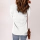 thumbnail image 4 of Sudadera holgada de manga larga con cuello en V de Color sólido clásico para mujer con blusa de bolsillo Pompotops  FGAJ15005, 4 of 9
