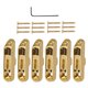 thumbnail image 1 of Juego de cordal de sillines de Puente individuales Sunnimix para guitarra eléctrica dorado, 1 of 6