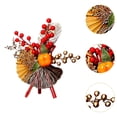 thumbnail image 6 of Fancyes Bamboo Statue Chinese New Year Decoration 2025 Decoration Crafts Artwork Figurine Tabletop Ornament for Office Desk Fireplace Fan, 6 of 8