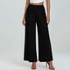 thumbnail image 5 of Pantalones de Mujer con Cintura Elástica, Estilo Informal, Holgados, de Pierna y Bolsillos. Negro XL, 5 of 7