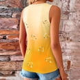 thumbnail image 4 of HOMBOM Womens Graphic Tank Top Shirts Heart Print Sleeveless Casual Yellow Summer Top for Ladies, 4 of 9