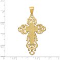 thumbnail image 5 of 14K Yellow Gold Polished Fancy Cross Pendant (51.2 X 30.5) Made In United States k6174, 5 of 6