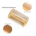 thumbnail image 4 of Beard Comb and Boar Bristle Brush Set Kit for Men, 4 of 9