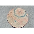 thumbnail image 2 of Pink Rug, Turkish Rug, 3x3 ft,Oriental Rug, Oushak Rug, Small Rug, Circle Rug, Handmade Rug, Vintage Rug, Entry Rug, Round Rug,Wool Rug 5894, 2 of 10