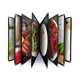 thumbnail image 2 of A4 PVC Transparent Menu Cover for Restaurants | Durable Cafe Menu Protector with Metal Edges, 2 of 5