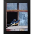 thumbnail image 2 of Vest, Chris 19x24 Black Modern Framed Museum Art Print Titled - Barn Swallows Window, 2 of 5