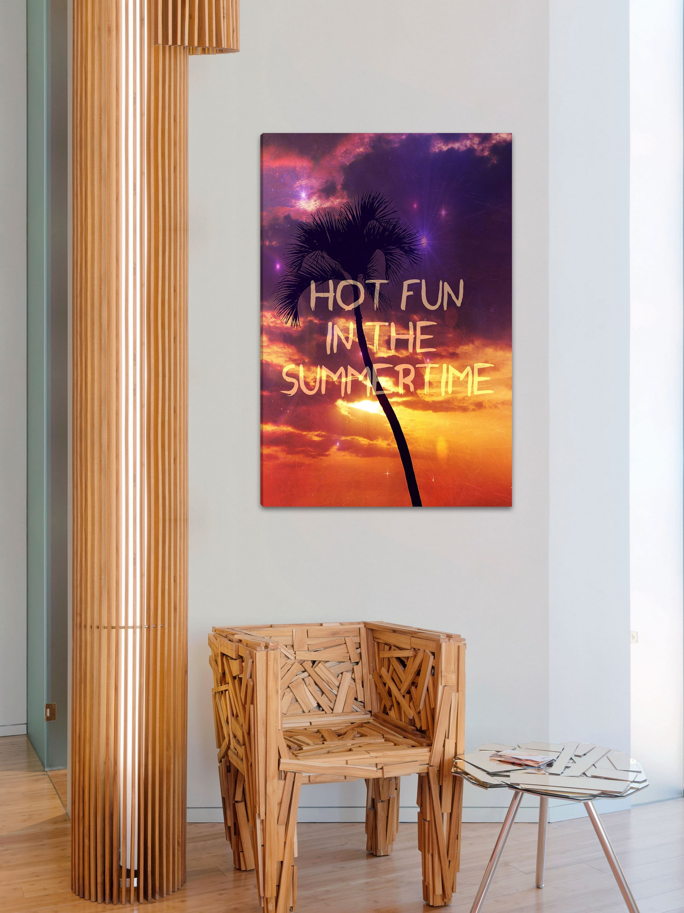 "Hot Fun in the Summertime" Painting Print on Wrapped Canvas