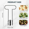 thumbnail image 6 of Red Bell Pepper Seed Corer,2025 New Stainless Steel Fruite Corer,Vegetable Corer Tool Cutter Pepper Seed Remover Tool,For Vegetables Fruit Corer Kitchen Gadget (1 PCS), 6 of 7