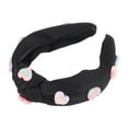 thumbnail image 4 of Unique Bargains 1 Pc Headband Solid Color Hair Accessories for Women Black, 4 of 5