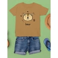 thumbnail image 3 of Cute Little Bear Face T-Shirt Juniors -Image by Shutterstock,  x-Small, 3 of 4