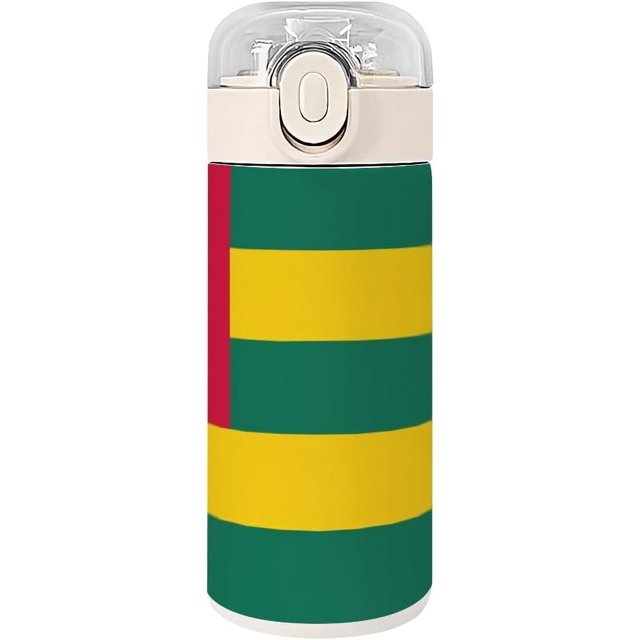 Bouteille d'Eau Isolée sous Vide 11 OZ, Bouteilles d'Eau en Acier Inoxydable Étanches Réutilisables pour Café Boisson Eau