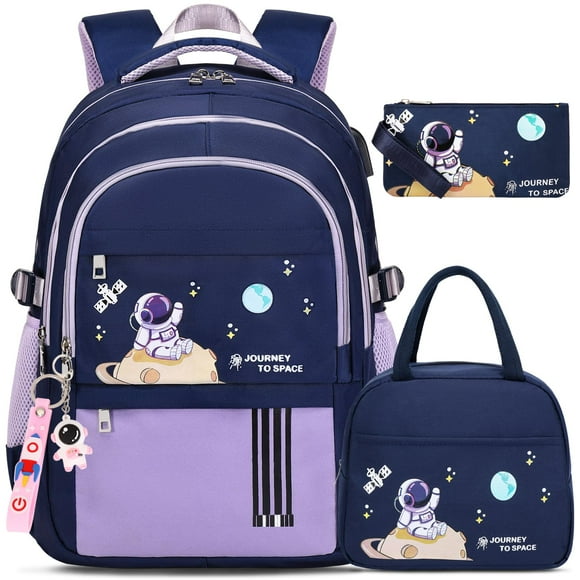 Mochila ACESAK impermeable y ligera para niñas con bolsa de almuerzo