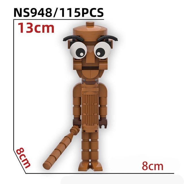 Set de bloques de construcción italiano Brainrot Tralalero – Juguetes de ladrillo de figura de acción creativa para niños, fans y coleccionistas, idea de regalo divertido
