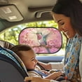 thumbnail image 2 of KUIFORTI Car Window Shades for Side Window, Hummingbird Sun Shade for Car Window for Kids, 20.47" x 12.59" Automotive Interior Sun Protection from UV and Sun Glare, 2 of 8