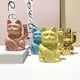 thumbnail image 5 of Dibujos animados Estatuas Escultura Adornos de resina para empresas Inauguración Oficina Escritorio pequeña sala Rojo Soledad Estatuilla del gato de la suerte, 5 of 7