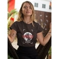 thumbnail image 2 of Abstract World Rave Style T-Shirt Women -Image by Shutterstock, Female x-Large, 2 of 4