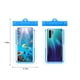 thumbnail image 3 of Funda transparente grande para móvil, ideal para buceo, natación, 30 metros de resistencia IPX8, apta para móviles de menos de 7 pulgadas. 2 fundas impermeables., 3 of 9