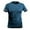 Blue, variant on European Ice Silk Quick Drying Absorbing Breathable Sports Sweat Wicking Fitness Men Casual Loose Comfortable Round Neck Short Sleeved T Shirt Mod Bod Tops