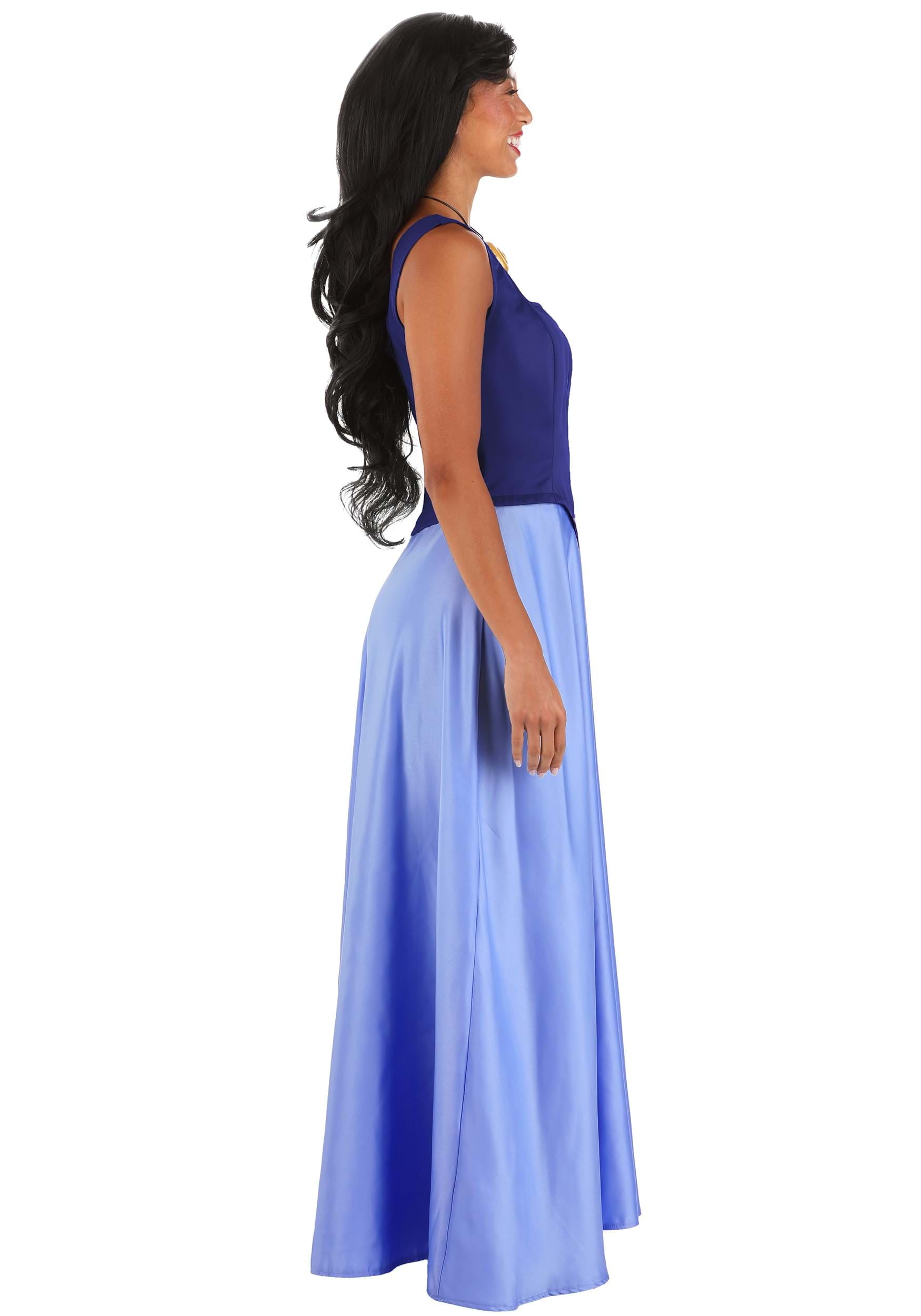 vanessa little mermaid dress HalloweenCostumes.com Medium Women Adult Disney The Little Mermaid Vanessa Costume, Blue/Blue