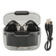 thumbnail image 1 of Auriculares con traductor de idiomas Bluetooth 5.3, compatibles con 144 idiomas, auriculares inalámbricos con estuche transparente, color negro, 1 of 15