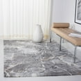 thumbnail image 2 of SAFAVIEH Cyrus Liadain Abstract Shag Area Rug, Grey/Beige, 6'7" x 9'2", 2 of 8