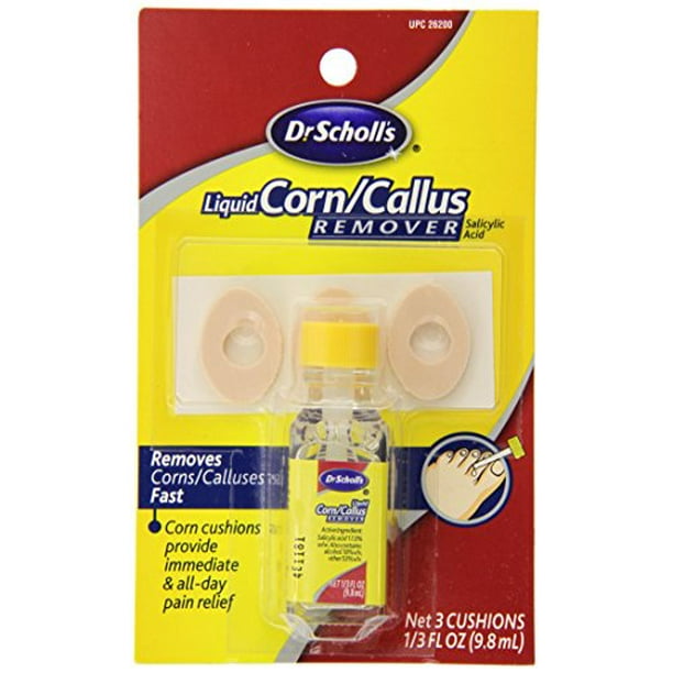Dr. Scholl's Liquid Corn Callus Remover .33Ounce (Pack of 6