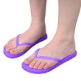thumbnail image 3 of ibiyuan Brown Flip Flops Women Thong Sandals Non- Tpr Sole Open Toe Slippers for Women Comfortable Orthofeet Shoes for Women, 3 of 6