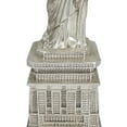 thumbnail image 6 of 5" x 17" Silver Polystone Statue of Liberty Sculpture, by DecMode, 6 of 9