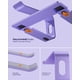 thumbnail image 5 of Soporte para Laptop Nulaxy C3 de Aluminio Ergonómico para Portátiles de 10 a 15.6", 5 of 6