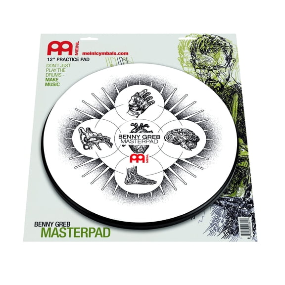 MEINL Benny Greb Signature Practice Pad 12 in.