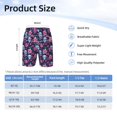 thumbnail image 4 of Cauagu funny Skull daisy flower Print Swim Trunks for Men,Youth Boys Swim Shorts Compression Liner Beach Shorts Boys' Swimming Shorts 7-20 Years Bathing Suit-Large, 4 of 7