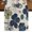 DarkSlateGray, variant on Navy Blue Green Floral Table Runner 120 Inches Long,Vintage Botanical Leaves Cotton Linen Table Runners Dresser Scarves,Decorative Fabric Tabletop Scarf Furniture Cover for Home Dinner Party 13"x120"