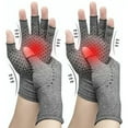 thumbnail image 6 of 1 Pair Compression Arthritis Gloves Half Finger Bike Bicycle Gloves for Women Men, 6 of 8
