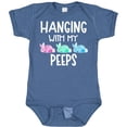 thumbnail image 3 of Inktastic Easter Hanging with My Peeps Pastel Bunnies Boys or Girls Baby Bodysuit, 3 of 5