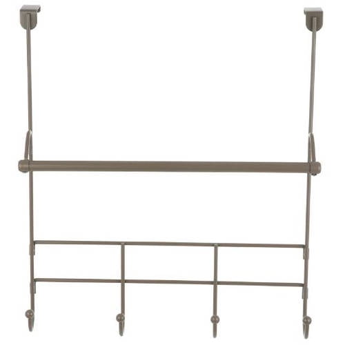 Mainstays OvertheDoor Towel Racks, Silver