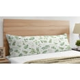 thumbnail image 3 of Sweet Jojo Designs Botanical Green and White Body Pillow Cover Case 54x20 (Pillow Not Included), 3 of 4