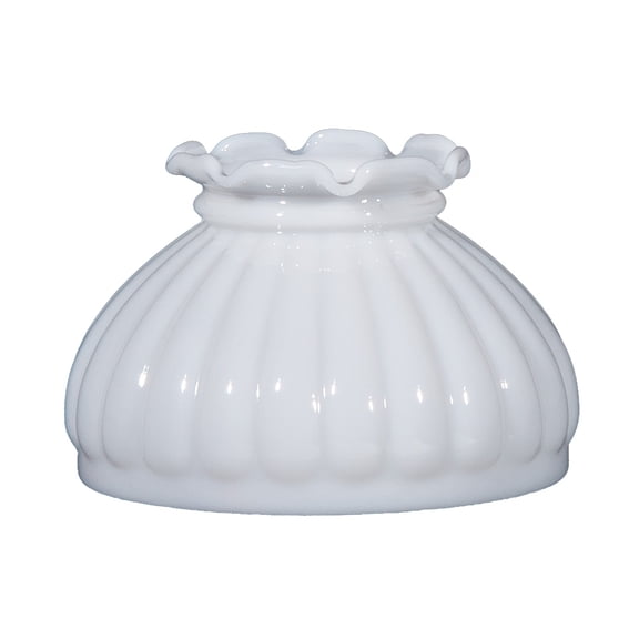 B&P Lamp® 6" Opal Glass Melon Shade