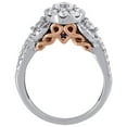 thumbnail image 6 of 14K White Gold Solitaire Diamond Bridal Set Engagement + Wedding Rings 1.50 Ct., 6 of 6