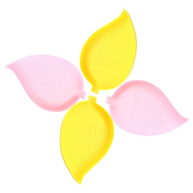 WHAMVOX 4 Pcs Plateau de Tri en Plastique avec Strass, Planche de Perles de Couleurs Assorties pour Rangement de Bijoux