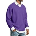 thumbnail image 4 of Men Polo Shirt Casual Lightweight Long Sleeve Shirt Solid Textured Waffle T Shirts Collared Golf Shirts, 4 of 8