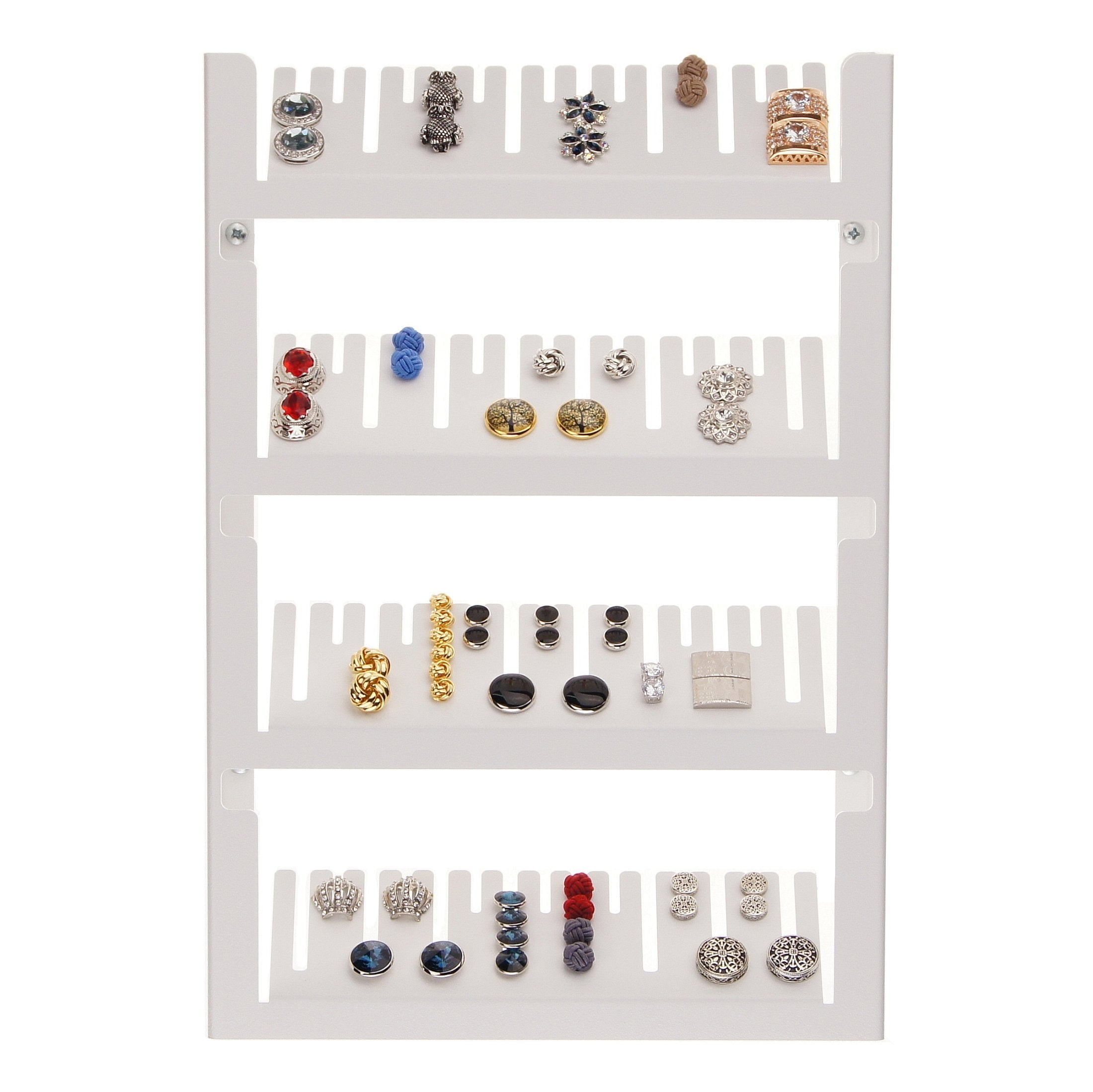 Wall Cufflink Organizer Statement Ring Holder Jewelry Display Rack