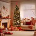 thumbnail image 2 of Artificial Pencil Christmas Tree, Pre-Lit, Easy Assembly, Slim Tall Tree for Home, Office, Party, and Mall Decor – Realistic Branch Tips & Sturdy Metal Stand, 2 of 9