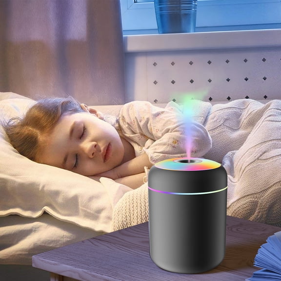Lunxisen 3 Pcs Mini Humidifier, Quiet Ultrasonic Cool Mist, Bedroom Office Desktop, Portable USB Personal Humidifier, Small Air Humidifier for Home Travel