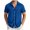 Blue, variant on Men's Short Sleeve Shirts Lapel Button Down Solid Color Short Sleeve Lightweight Hawaiianss Short Sleeve T Shirt Summer Shirts Men