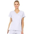 thumbnail image 2 of Medichic Mini Marilyn Violet Mock Wrap Scrub Top, 2 of 3